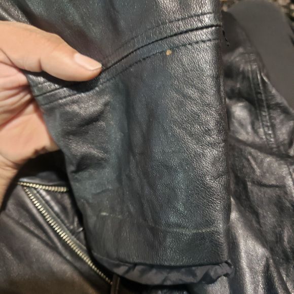 Wilsons Leather Jacket Full zip Pelle Studio Women's Black Full Zip Pockets M - Picture 7 of 16